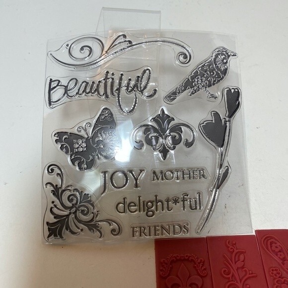 Bundle of 30 NEW Rubber Stamps, Scrappy Cat - Picture 3 of 4